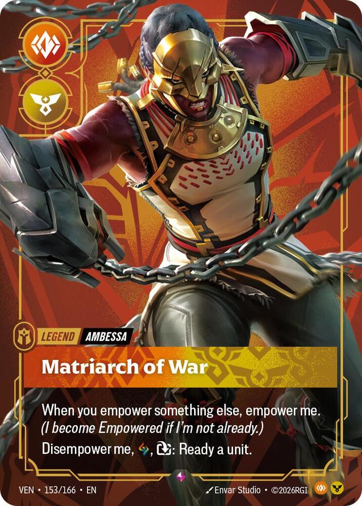 Ambessa - Matriarch of War 153/166 card from Vendetta
