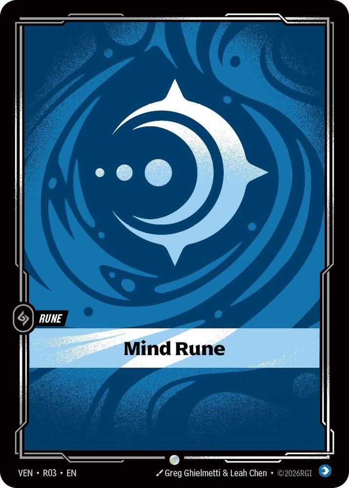 Mind Rune R03 card from Vendetta
