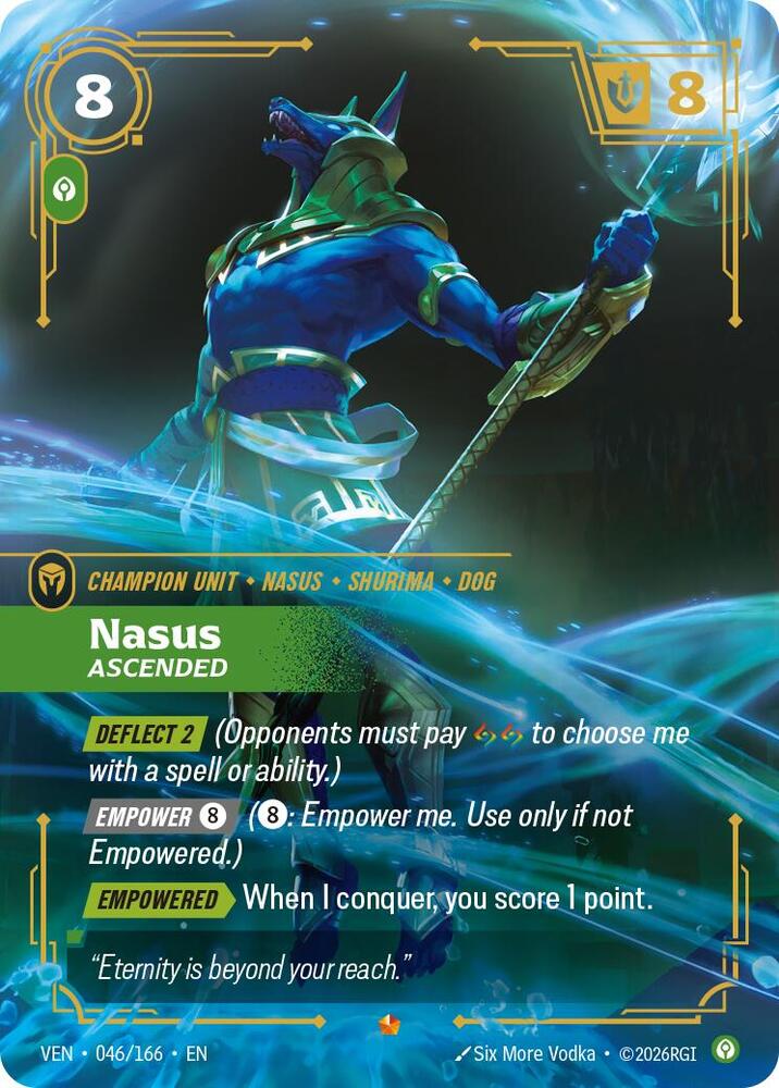 Nasus, Ascended 046/166 card from Vendetta