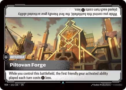 Piltovan Forge 161/166 card from Vendetta