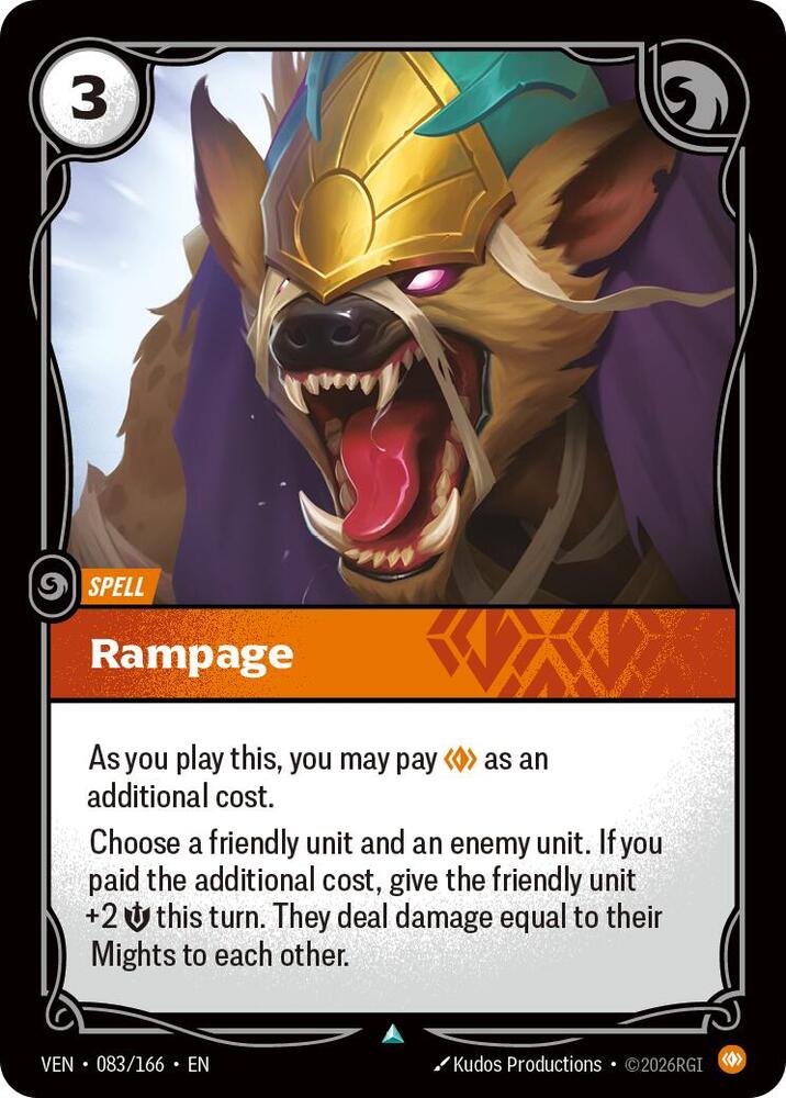 Rampage 083/166 card from Vendetta