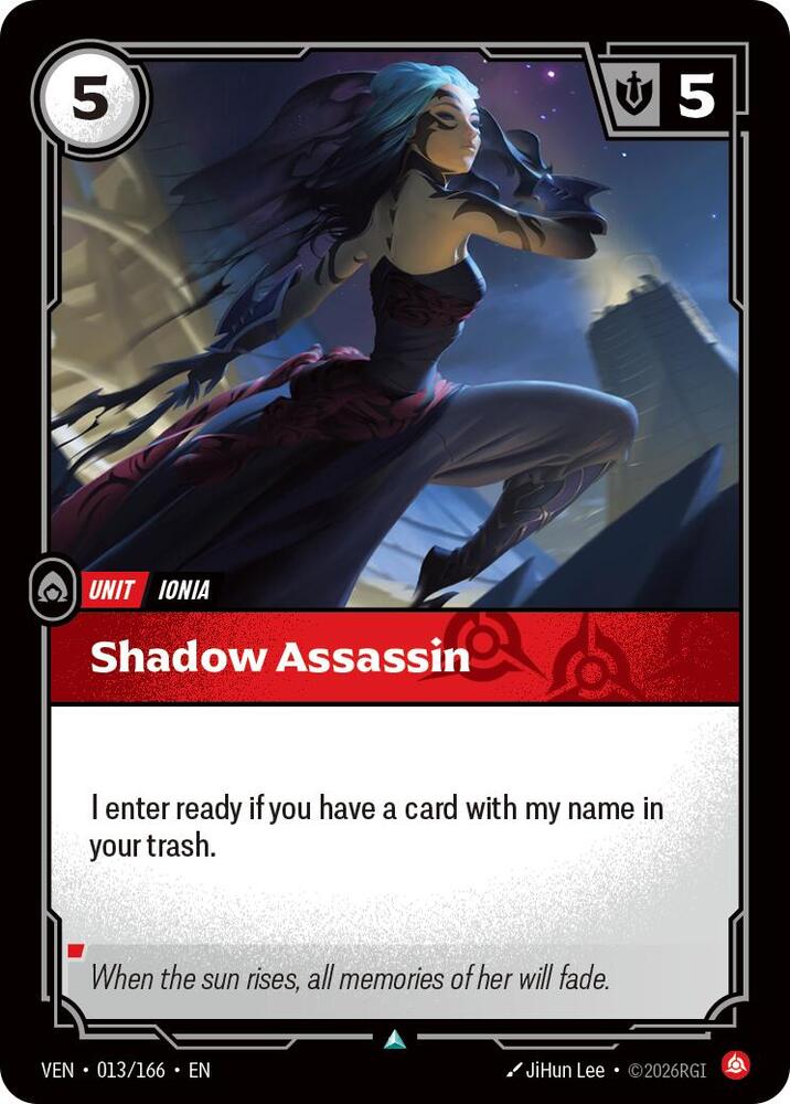 Shadow Assassin 013/166 card from Vendetta
