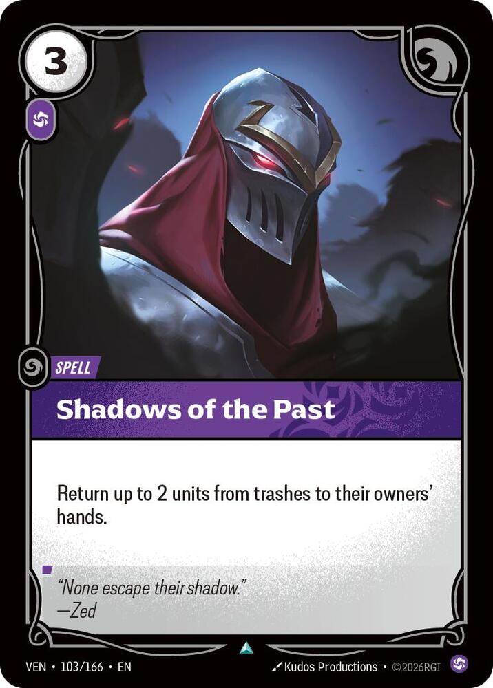 Shadows of the Past 103/166 card from Vendetta
