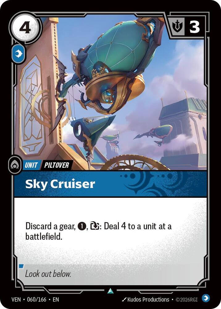 Sky Cruiser 060/166 card from Vendetta