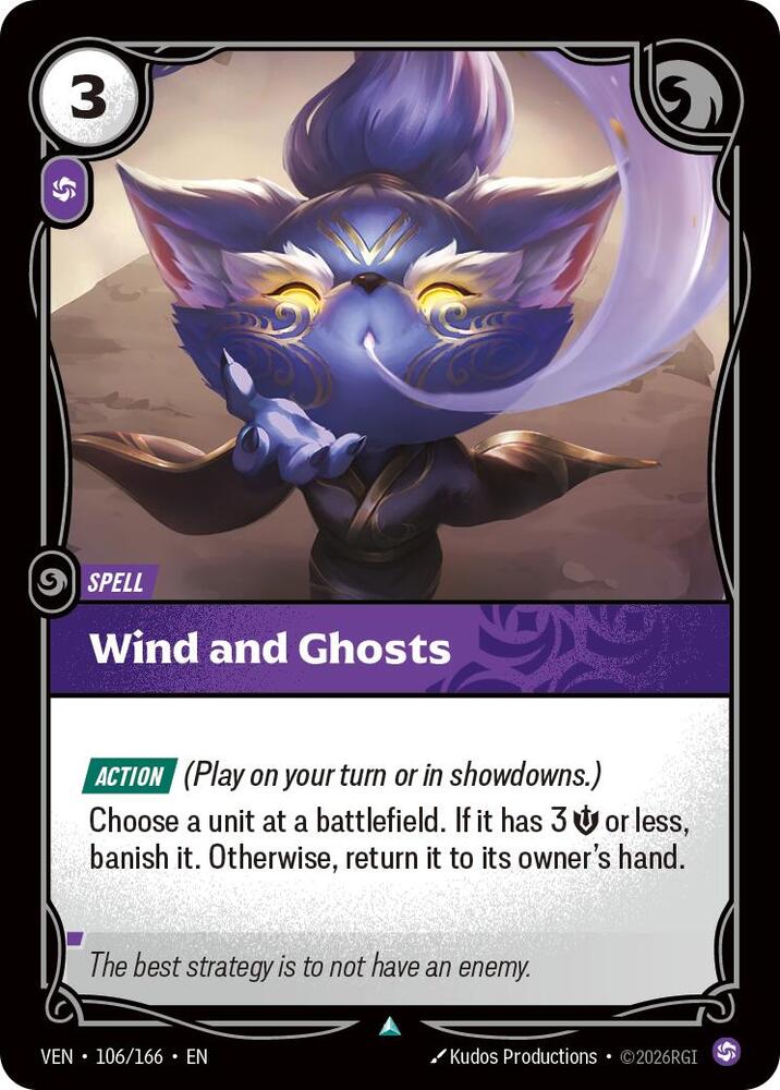 Wind and Ghosts 106/166 card from Vendetta