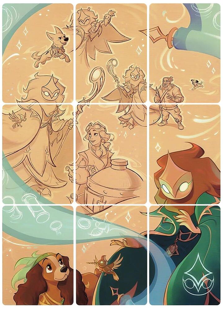 Archazia's Island Puzzle Insert (Set of 9) (Version 2 of 2) card from Archazia's Island
