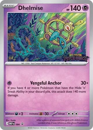 Dhelmise 084 card from ME: Mega Evolution Promo