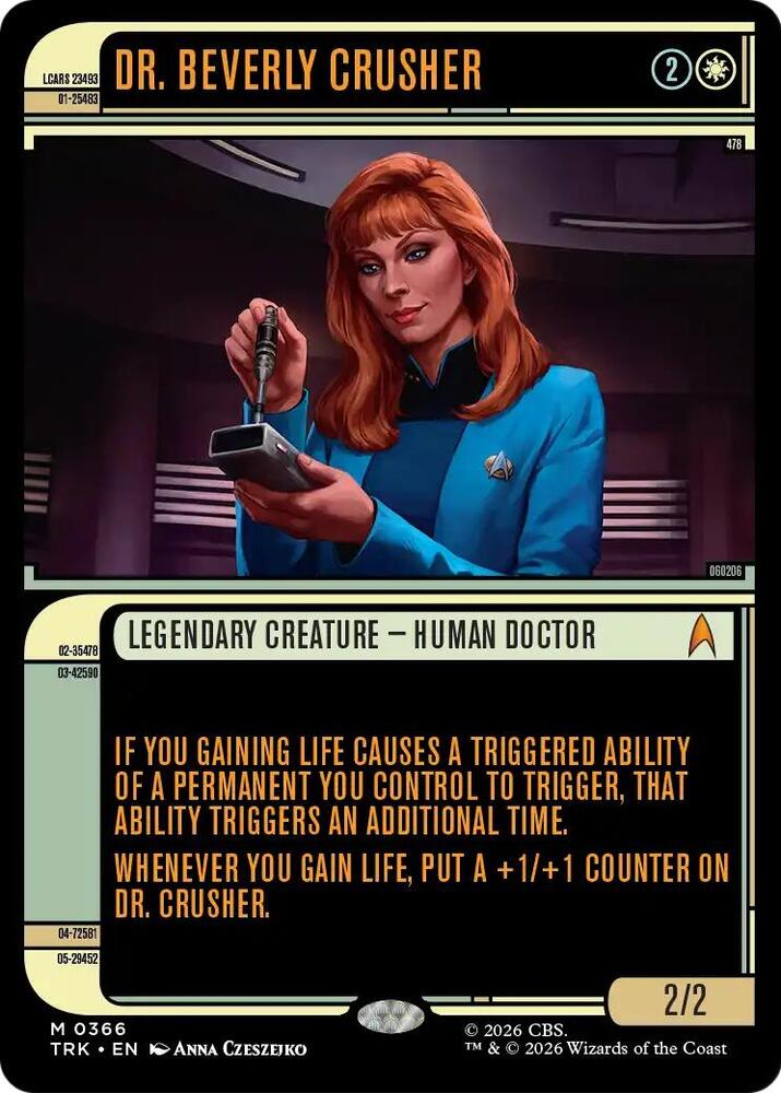 Dr. Beverly Crusher (Showcase) 366 card from Star Trek
