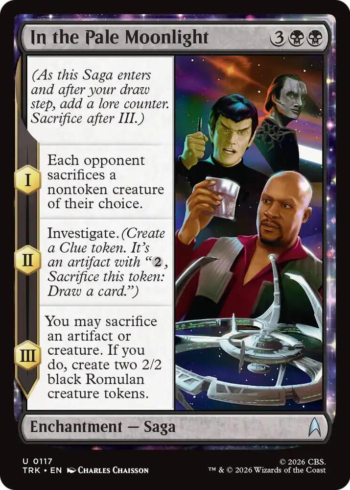 In the Pale Moonlight 117 card from Star Trek