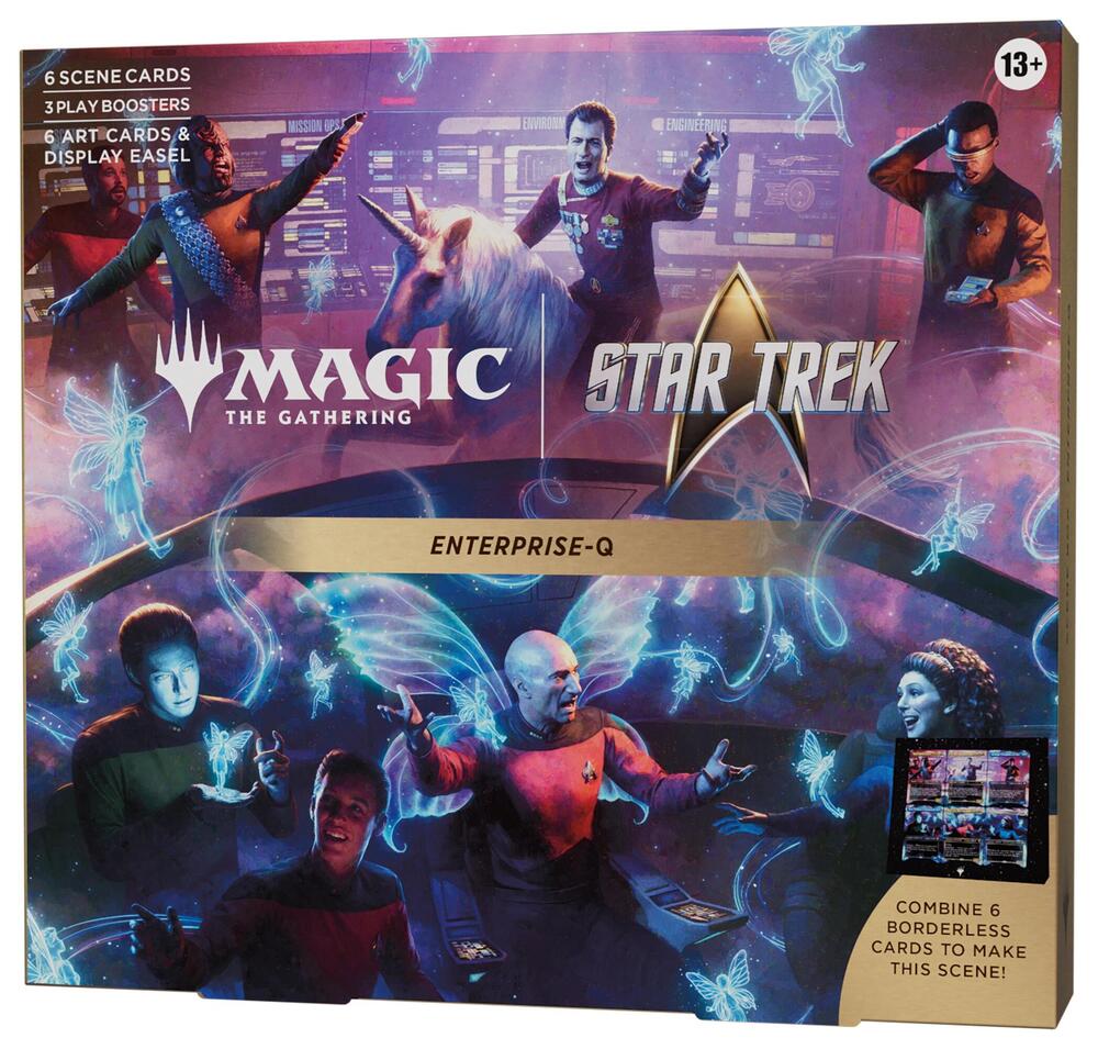 Star Trek Scene Box - Enterprise-Q card from Star Trek