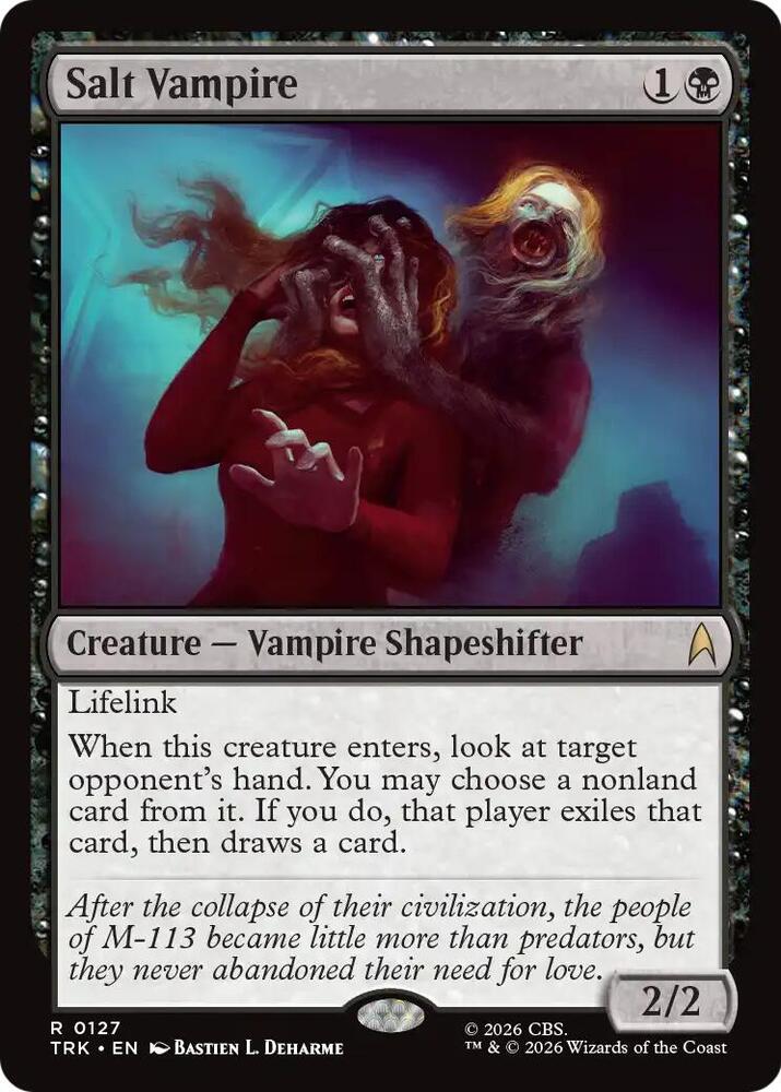 Salt Vampire 127 card from Star Trek