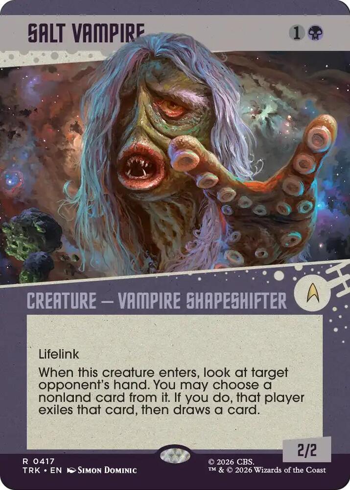 Salt Vampire (Showcase) 417 card from Star Trek