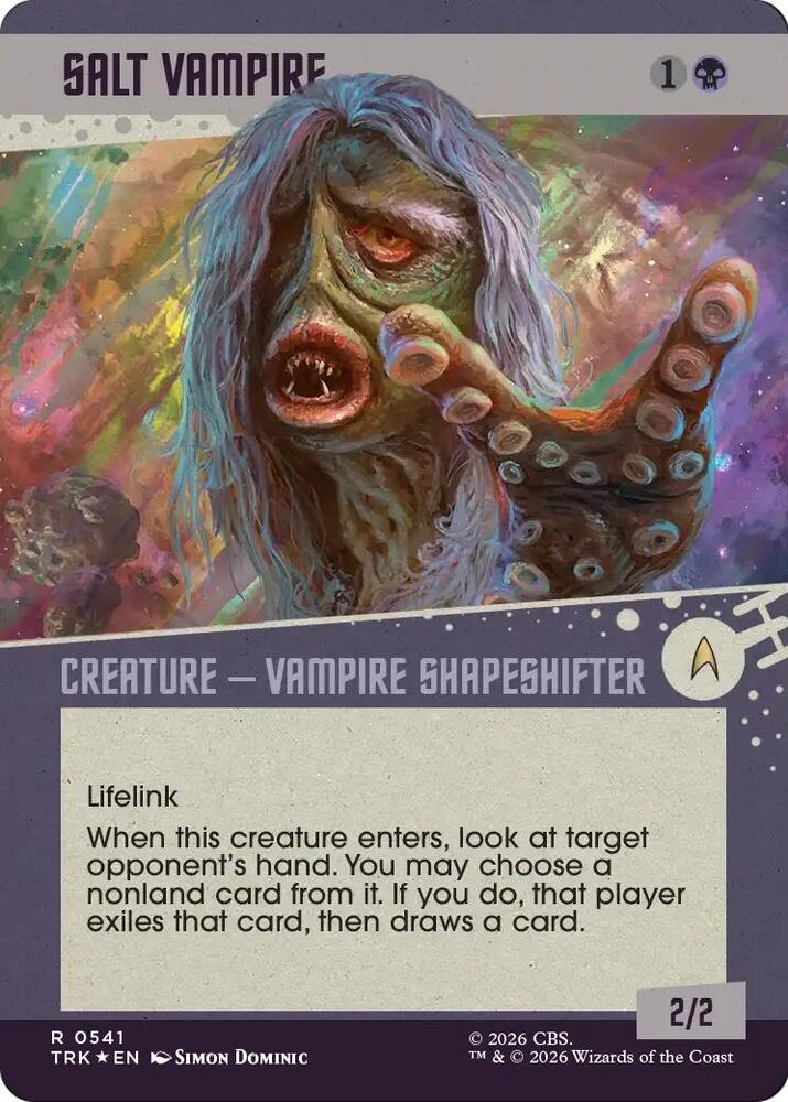 Salt Vampire (Showcase) (Surge Foil) 541 card from Star Trek