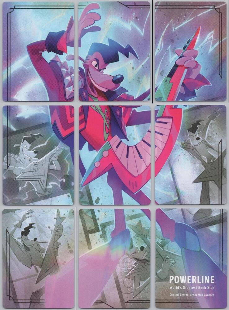 Powerline - World's Greatest Rock Star Puzzle Insert (Set of 9) card from Fabled