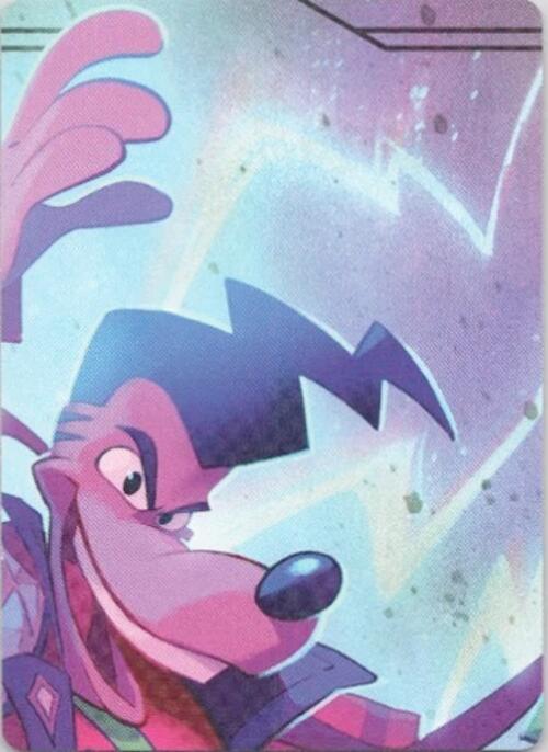 Powerline - World's Greatest Rock Star Puzzle Insert (Top Middle) card from Fabled