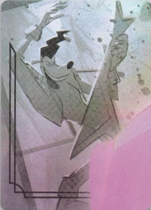 Powerline - World's Greatest Rock Star Puzzle Insert (Bottom Left) card from Fabled