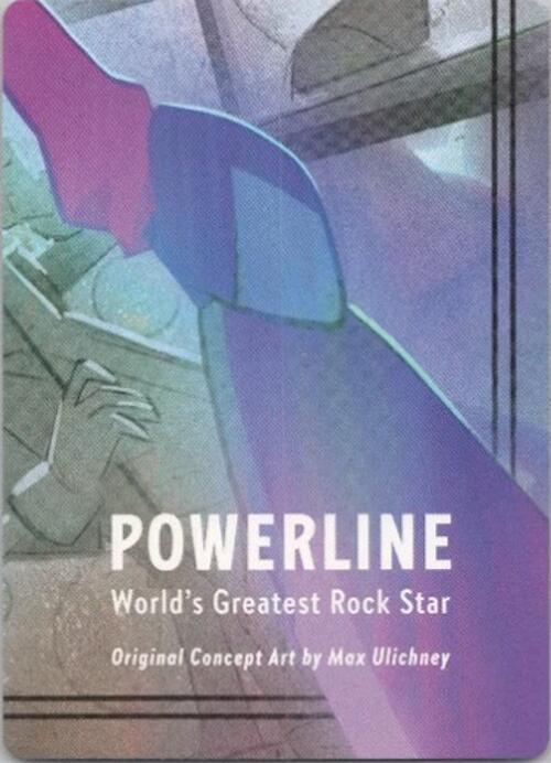 Powerline - World's Greatest Rock Star Puzzle Insert (Bottom Right) card from Fabled