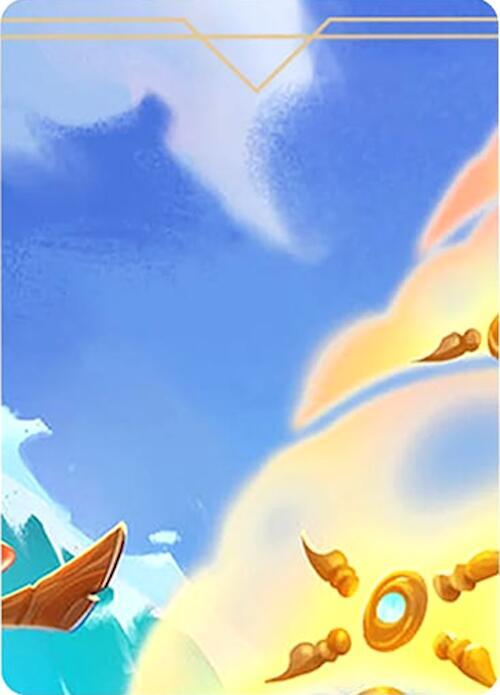 Azurite Sea Puzzle Insert (Top Middle) card from Azurite Sea