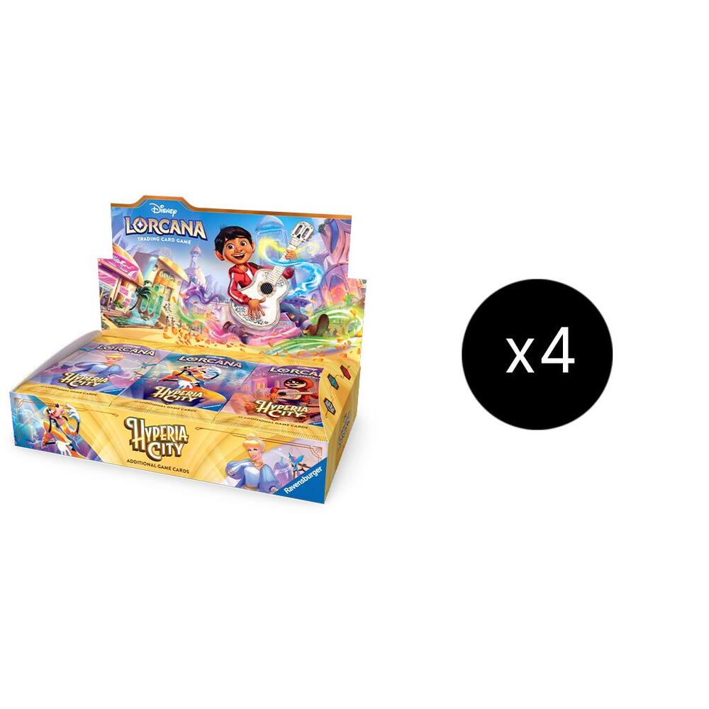 Disney Lorcana: Hyperia City Booster Box Case card from Hyperia City