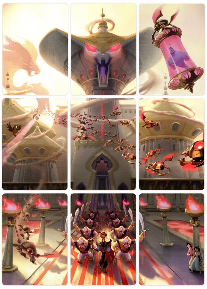 Reign of Jafar Puzzle Insert (Set of 9) (Version 1 of 2) card from Reign of Jafar