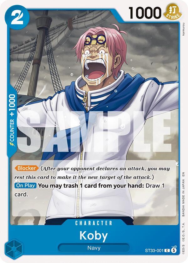 Koby ST33-001 card from Starter Deck 33: BLUE Kuzan