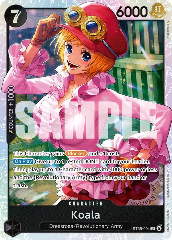 Koala ST35-004 card from Starter Deck 35: RED/BLACK Sabo