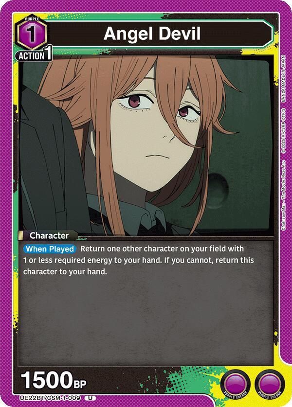 Angel Devil UE22BT/CSM-1-009 card from UE22BT: CHAINSAW MAN