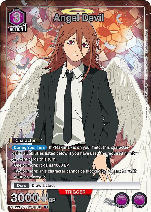Angel Devil (R*) UE22BT/CSM-1-010 card from UE22BT: CHAINSAW MAN