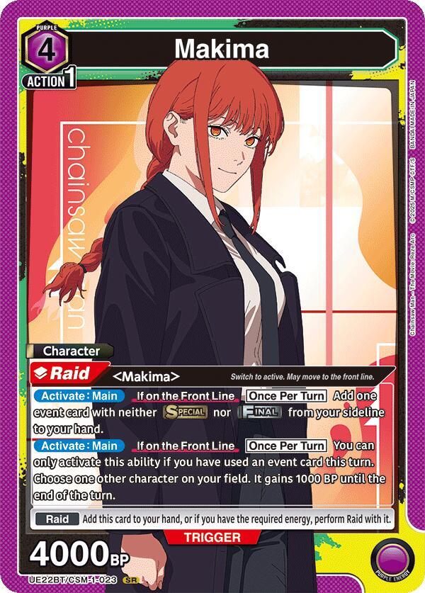 Makima UE22BT/CSM-1-023 card from UE22BT: CHAINSAW MAN