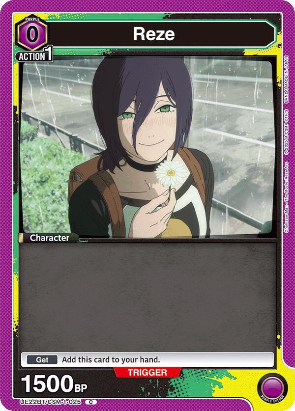 Reze UE22BT/CSM-1-025 card from UE22BT: CHAINSAW MAN