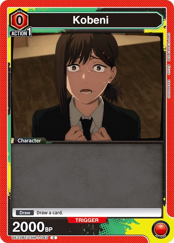 Kobeni UE22BT/CSM-1-043 card from UE22BT: CHAINSAW MAN