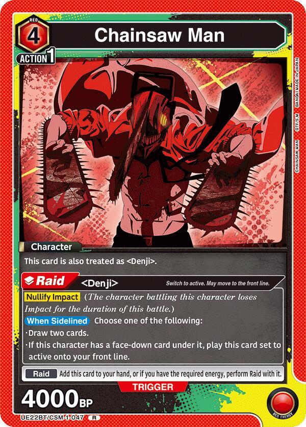 Chainsaw Man UE22BT/CSM-1-047 card from UE22BT: CHAINSAW MAN
