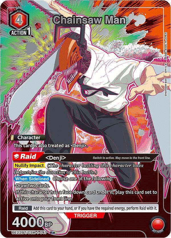 Chainsaw Man (R*) UE22BT/CSM-1-047 card from UE22BT: CHAINSAW MAN
