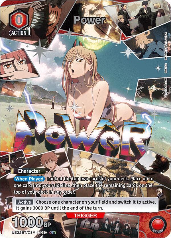 Power (C*) UE22BT/CSM-1-057 card from UE22BT: CHAINSAW MAN