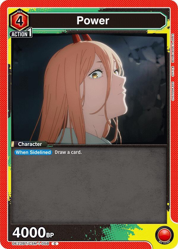 Power UE22BT/CSM-1-058 card from UE22BT: CHAINSAW MAN