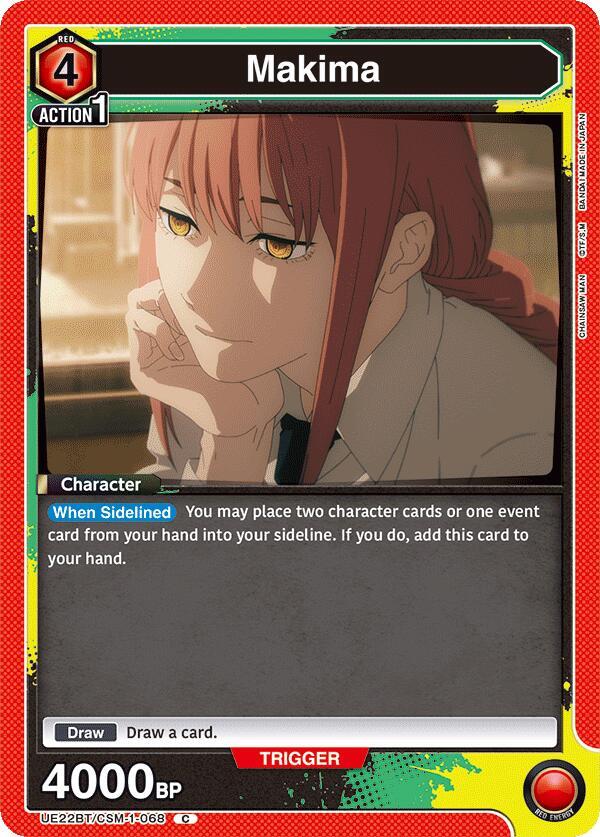 Makima UE22BT/CSM-1-068 card from UE22BT: CHAINSAW MAN