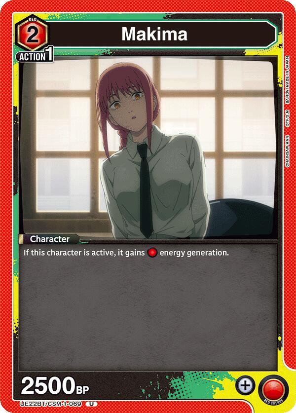 Makima UE22BT/CSM-1-069 card from UE22BT: CHAINSAW MAN