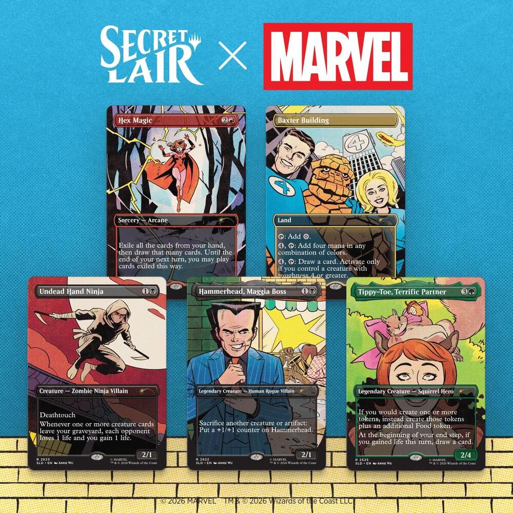 Secret Lair Drop: Secret Lair x Marvel: Spinner Rack Specials - Non-Foil Edition card from Secret Lair Drop Series