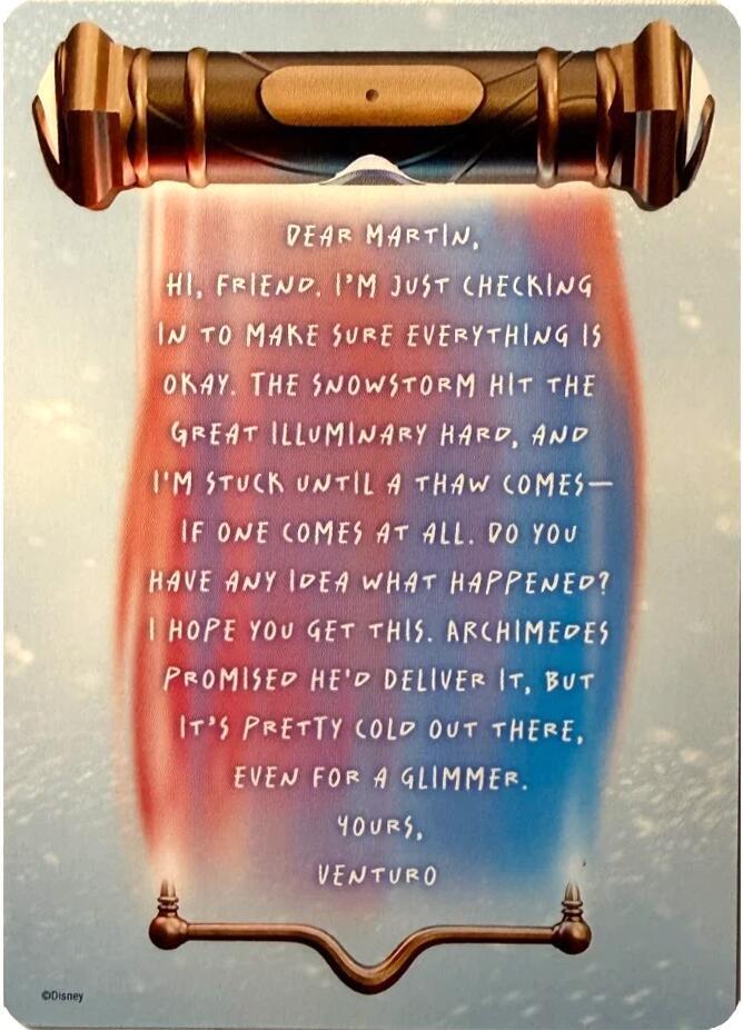 Winterspell Lore Card (1 of 9) card from Winterspell