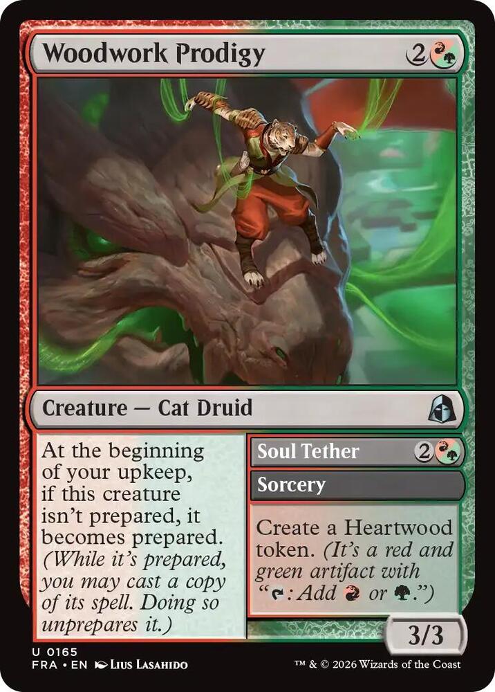 Woodwork Prodigy 165 card from Reality Fracture
