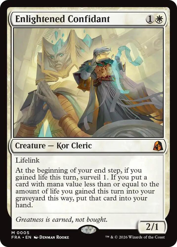 Enlightened Confidant 5 card from Reality Fracture