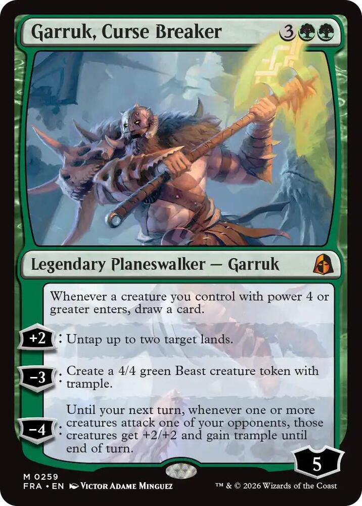 Garruk, Curse Breaker 259 card from Reality Fracture