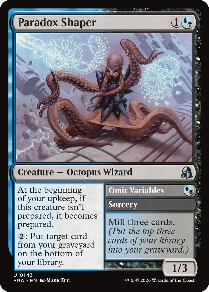 Paradox Shaper 143 card from Reality Fracture
