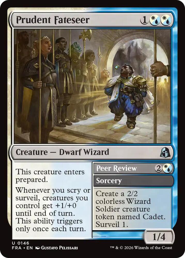 Prudent Fateseer 146 card from Reality Fracture