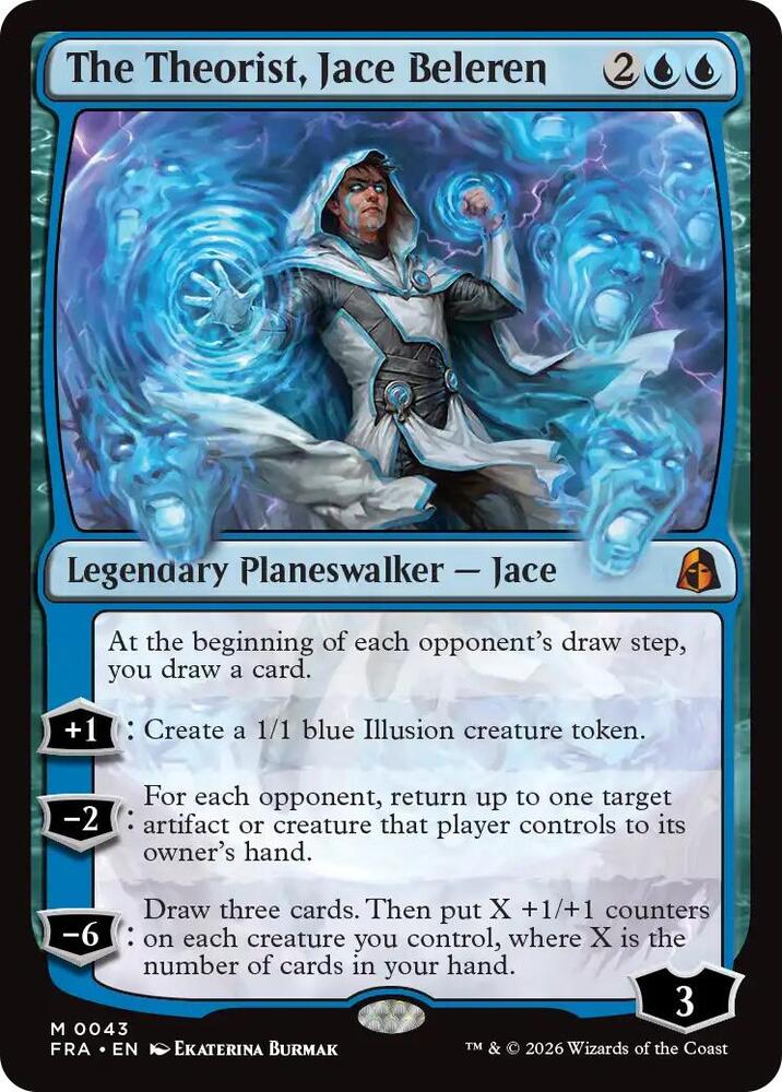 The Theorist, Jace Beleren 43 card from Reality Fracture