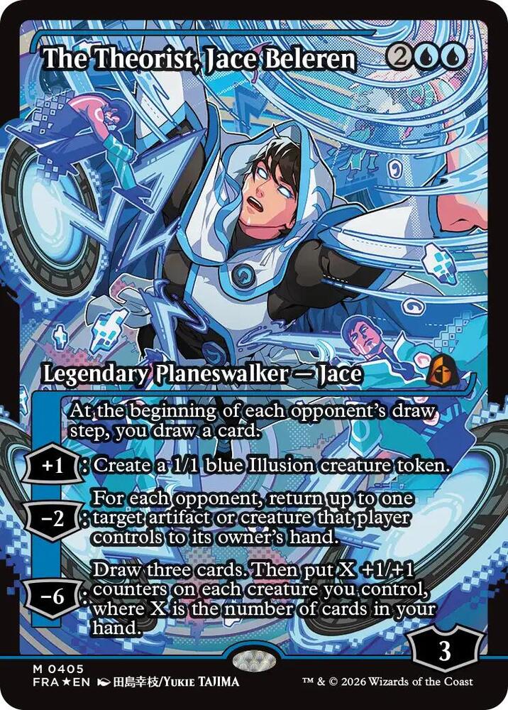 The Theorist, Jace Beleren (Showcase) 405 card from Reality Fracture