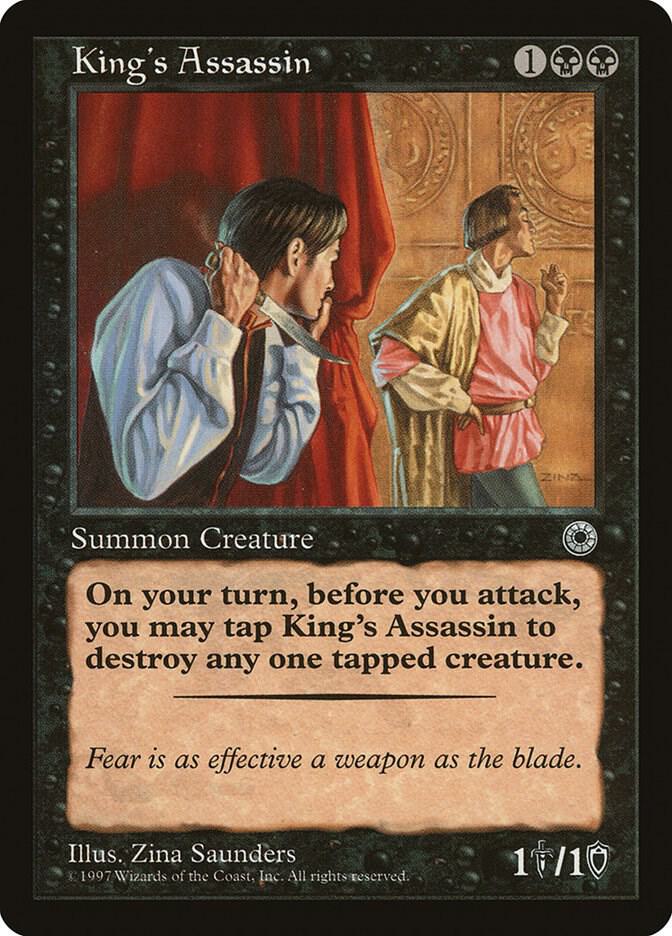 King's Assassin card from Portal