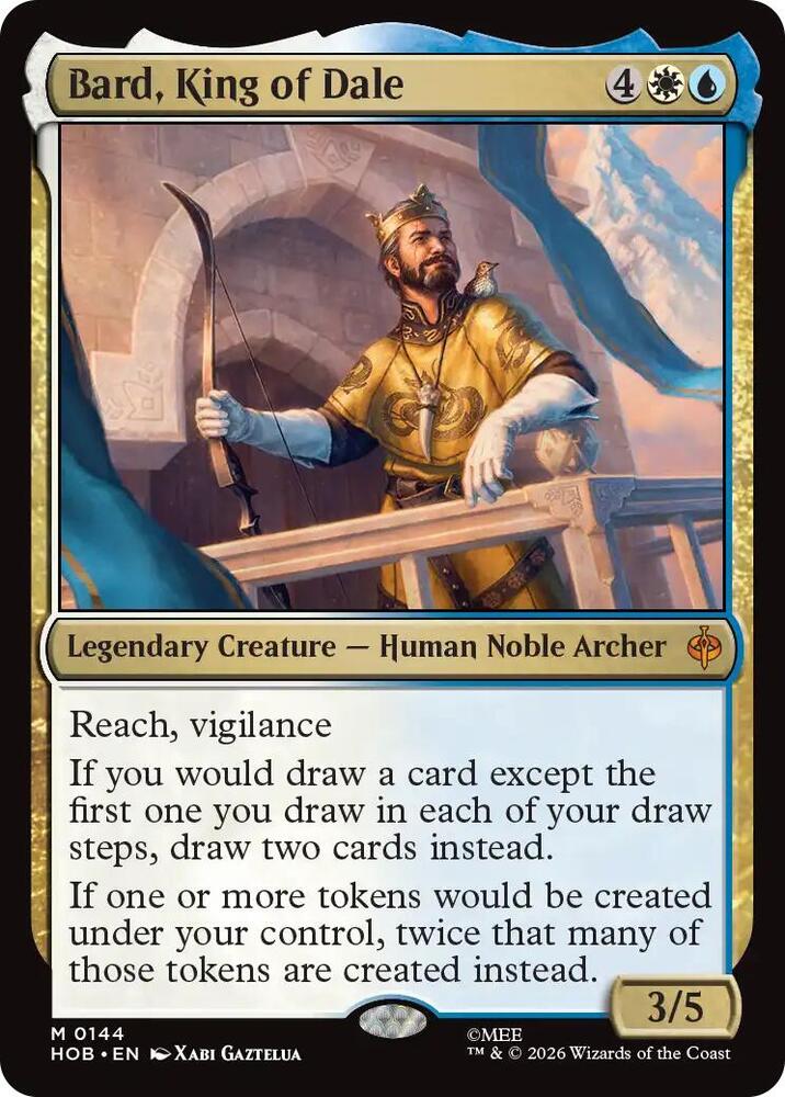 Bard, King of Dale 144 card from The Hobbit