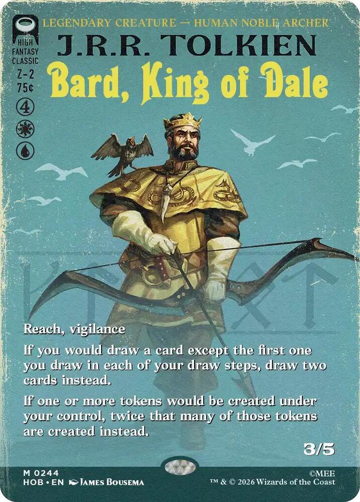 Bard, King of Dale (Borderless) 244 card from The Hobbit