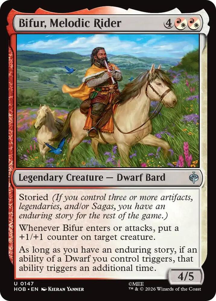 Bifur, Melodic Rider 147 card from The Hobbit